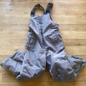 Gently used kids lands end snow bibs in size 6